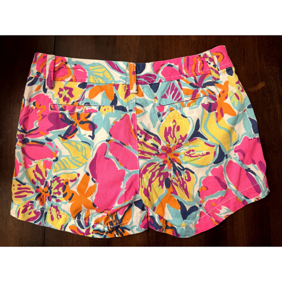 Lilly Pulitzer The Callahan shorts besame mucho women's 2 - Picture 2 of 5